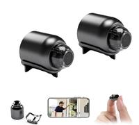 Caméra Cat Eye, caméra Cat-Eye populaire pour la maison, mini caméra Wifi sans fil 1080p avec vision incluse, installation simple, caméra de vision nocturne pour domicile, bureau, voiture (2 pièces)