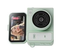 Caméra CCD vintage avec résolution 1080p et commandes simples, idéal pour la photographie décontractée, ancien appareil photo numérique