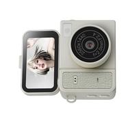 Caméra CCD vintage avec résolution 1080p et commandes simples, idéale pour la photographie décontractée