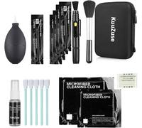 Camera Cleaning Kit with APS-C Cleaning Pads, Microfibre Cloths, Lens Cleaning Pen, for Camera Lenses