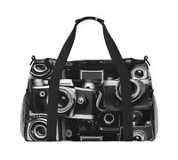 Camera Collection Sac de voyage avec impression Grand espace 50 x 33 x 25,9 cm Sac fourre-tout élégant pour salle de sport