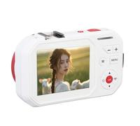 Caméra Compacte Numérique, Automatique de Zoom Numérique 4K 64MP 18x avec Double écran pour Un Point de Vue de Vlog Selfie Point et Photo de Prise de Vue JPG/MOV pour la (White)