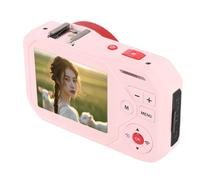 Caméra Compacte Numérique, Automatique de Zoom Numérique 4K 64MP 18x avec Double écran pour Un Point de Vue de Vlog Selfie Point et Photo de Prise de Vue JPG/MOV pour la (Pink)