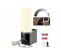 Caméra connectée 2K - VisorTech - IPC-430.led - Détection de mouvement - Vision nocturne - Applique murale LED