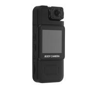 Caméra Corporelle 4k Portable en ABS avec Vision Nocturne Automatique | Mini Caméra Vidéo et Audio, Enregistreur Sportif sans Utilisation des Mains, Batterie 1000 Mah, Noir