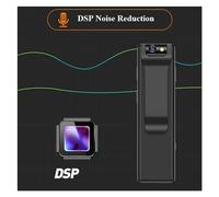 Caméra corporelle, A3 Home Sports DV caméra magnétique HD 1080P capteur de mouvement petit caméscope corps Cam Mini appareil photo numérique(4K＋WIFI＋GPS)