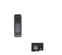 Caméra corporelle Caméra de corps mini numérique haute définition Caméra Micro Cam Night Vision Mouvement Snapshot Lampe de poche Enregistrement de la boucle Caméscope Video Cam(With 16GB TF)