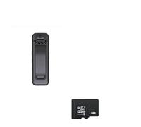 Caméra corporelle Caméra de corps mini numérique haute définition Caméra Micro Cam Night Vision Mouvement Snapshot Lampe de poche Enregistrement de la boucle Caméscope Video Cam(With 64GB TF)