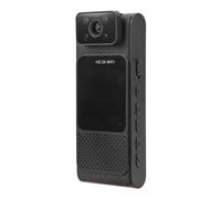 Caméra Corporelle, Caméra Magnétique 4K HD WiFi avec Vision Nocturne, Caméras Portables à Clip Arrière, Port à Vis 1/4, Objectif Rotatif à 180°, Mini Caméra Corporelle