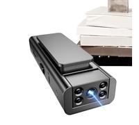 Caméra Corporelle - Caméra Miniature En ABS Noir, Dispositif D'enregistrement Portable À Objectif Large Full HD, Sécurité Et Sport Portables Mains Libres, Gadget D'action Durable | Pour Le Vlogging D'