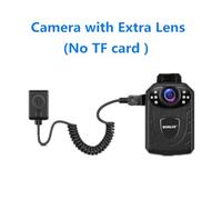 Caméra corporelle, KJ21 BodyCamera HD1296P KJ21 mise à jour caméra de Police Mini caméra de Surveillance montée sur le corps Vision nocturne lentille externe,Détection de mouvement(Camera Extra Lens)