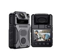 Caméra corporelle, M7 128 Go GPS Corps Porté Caméra 180 ° Objectif Rotatif Mini Caméra avec Écran LED 4000 mAh Enregistrement Corps Caméra Vélo Cam