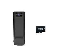 Caméra corporelle Mini caméra portable enregistreur vidéo numérique caméra de corps caméscope magnétique miniature caméscope(Camera Add 64GB)