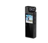 Caméra corporelle Mini Caméra Wifi Écran Enregistreur Vidéo Numérique Portable BodyCam Vision Nocturne Infrarouge Miniature pour le service, la livraison et la collecte de preuves(NO WIth WIFI)