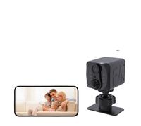 Caméra corporelle Miniature HD MD29 1080p, caméra de sécurité Poche à détection Mouvement, Petite Nounou for Voiture, autonomie en Veille 8h, Webcam Espia(NO Card,WD22 WiFi Camare)