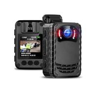 Caméra corporelle, N9 Mini caméra corporelle Full HD 1296P caméra montée sur le corps petite caméra corporelle de Police à Vision nocturne Portable 8GB-512GB Mini caméra(Add 8GB Card)