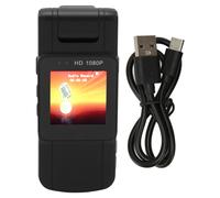 Caméra corporelle portable avancée avec imagerie HD 1080p, rotation de l'objectif à 180, vision nocturne infrarouge, écran couleur, technologie