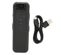 Caméra corporelle pour documentation audio et vidéo, HD 1080p avec objectif rotatif pour angles personnalisés, vision nocturne infrarouge pour une