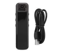 Caméra Corporelle WiFi HD 1080P, Mini Enregistreur Vidéo Infrarouge avec Clip, Rotation à 180 Degrés, Lecture en Temps Réel, Clip Arrière Compact