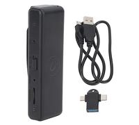 Caméra Corporelle ZC M6, Mini Caméra Cachée, Caméra de sécurité Extérieure à Clip Arrière, Caméra de Portable à Aimant avec Nocturne Infrarouge, Prise en OTG