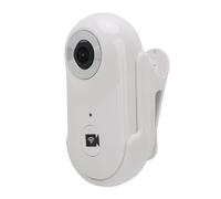 Caméra d'action 1080P, Caméra de Sport 2MP avec Clip Arrière, Enregistrement Vidéo, Grand Angle 90°, Mini Caméra Corporelle, Caméra d'action pour Petit Chien et Chat pour (White)