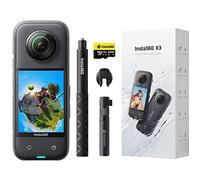 Insta360 X3 Kit Bullet Time - Caméra d'action 360 Degrés Étanche avec Capteur 1/2", Photos 360 5,7K 72MP, Stabilisation, Montages IA, Commande vocale