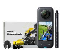 Caméra d'action 360° - INSTA360 - X3 Kit Moto - Étanche - 5,7K/72MP - Stabilisation FlowState