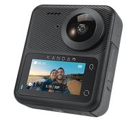 Kandao Caméra d'action QooCam 3 – 5.7K 62MP 360° 60fps, 2×1/1.55" F1.6, étanche, stabilisation