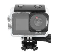 Caméra d'action 4K, 5K30FPS WiFi étanche, Double écran Avant et Arrière, Caméscope sous-Marin avec Micro intégré, Grand Angle de 170 Degrés