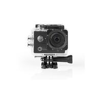 Nedis - Caméra d'action | 4K 60fps | 20 MP | Résistant à l'eau jusqu'à: 30m | 90min | Wi-Fi | App: Android/iOS | Noir Noir