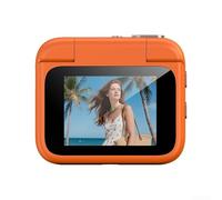 Caméra d'action 4K avec écran rabattable, stabilisation d'image HD pour vlogging et cyclisme, compatible avec support de poitrine, enregistreur POV à la première personne pour le parachutisme et le