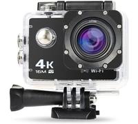 Caméra d'action 4K, caméra sous-marine étanche Ultra HD 16 MP à 30 images/s avec grand angle de 170, caméra sport WiFi avec télécommande,
