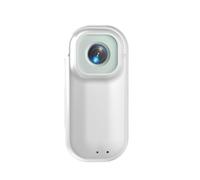 Caméra d'action 4K Full HD Mini caméra d'action cyclique numérique vidéo de voiture DVR Enregistreur de mouvement Portable Sport DV Caméra avec LCD (uniquement caméra), 32TF (blanc)