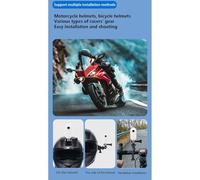 Caméra d'action 4K HD avec étui de chargement, écran de 1,47" et batterie de 450 mAh, caméra POV légère pour cyclisme, randonnée, sports de plein air