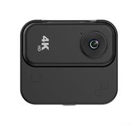 Caméra d'action 4K pour la surveillance du chantier de construction, le suivi des progrès et l'enregistrement de la conformité de sécurité (noir)