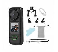 Caméra d'action, 4K, Wi-Fi, 20 Mpx, écran couleur 1,4 pouces, IPX6, stabilisateur d'image, 1 800 mAh, portable, noir