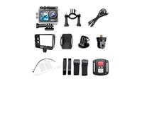 Caméra d'action 5 K avec double écran étanche 30 m WiFi EIS pour vlogging plongée sport aventure sous-marine enregistrement noir