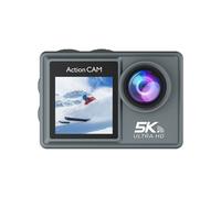CaméRa D'Action 5K 30FPS Avec CaméRa de Stabilisation D'Image éLectronique à TéLéCommande Wifi Pour Les Sports de PlongéE En Plein Air