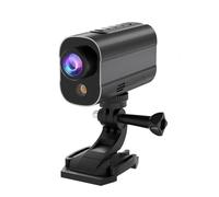 Caméra d'action 5K, Étanche 30M, for Sport, Mini Vélo D'extérieur, Casque De Moto, EIS Anti-secousse, Enregistreur Vidéo Voiture DV Haute RéSolution(128G Card)