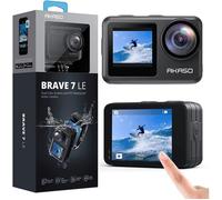 AKASO Brave 7 Le Caméra Sport d'action WiFi 4K 30FPS 20MP &Écran Tactile et EIS 2.0 Caméra sous-Marine 40M avec Télécommande -GYBK