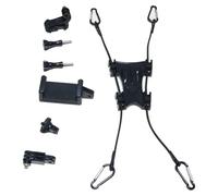 Caméra d'action avec chaîne de connexion pour clôture, montage backstop Mount pour enregistrer le baseball, le softball, le tennis, le jeu, caméra de sport réglable