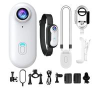 Caméra d'action avec le pouce, petite caméra d'action, dispositif de vlogging portable, grand angle de 170 degrés, caméra étanche pour sport, moto, vélo, gym, randonnée, voyage en plein air