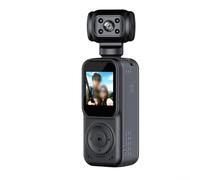 Caméra d'action avec nuit, enregistreur vidéo compact portable, pour aventures en plein air, corps ABS, pour caméscope pour randonnée, cyclisme, voyage