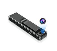 Caméra d'action avec stabilisation d'image, Mini caméra magnétique, Lampe de Poche HD, Enregistrement en Boucle, 64 Go(with 32GB TF Card)