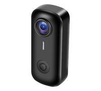 Caméra d'action avec support magnétique, vidéo 2K, grand angle de 120°, WiFi activé, design compact pour le cyclisme et les sports d'aventure (noir)