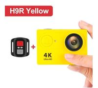 Caméra d'action AXNEN H9R H9 - Ultra HD 4K 30fps - Étanche - WiFi - Jaune