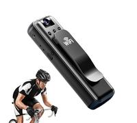 Caméra d'action, caméra corporelle personnelle pour les voyages avec clip portable, matériaux ABS avec fonction d'enregistrement vidéo, enregistreur portable unique pour cyclisme, hommes, femmes