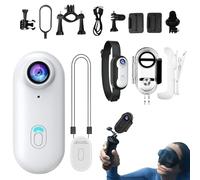 Caméra d'action - Caméra de sport portable | Caméra d'action personnelle au design compact | Appareil de vlogging d'enregistrement HD | Aventure en plein air idéale pour la moto, le vélo, la randonnée