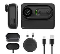 Caméra d'action compacte 4K avec fixation magnétique, adaptée pour le cyclisme, le sport et les voyages, grand angle de vue de 125 degrés, prend en charge un grand espace de rangement et une longue