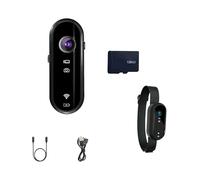 Caméra d'action compacte avec résolution 1080p IP68 étanche Plan d'erreur de rupture ralentie Caractéristiques Transportable Voyage essentiel pour les amateurs de sport Petite caméra de poche pour le